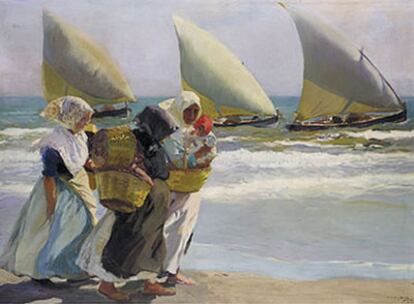 'Las tres velas', obra de Joaquín Sorolla subastada por Sotheby's