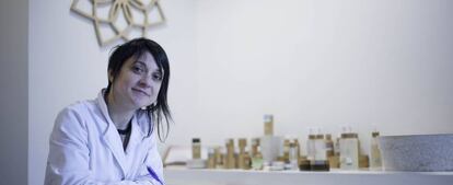 Ver&oacute;nica Garc&iacute;a, en la sede de Terai Cosmetics en Bilbao.