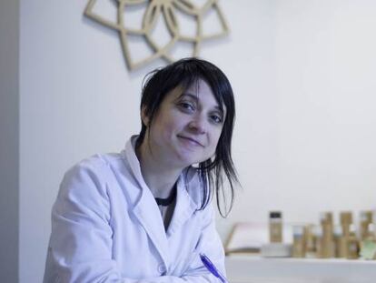 Ver&oacute;nica Garc&iacute;a, en la sede de Terai Cosmetics en Bilbao.