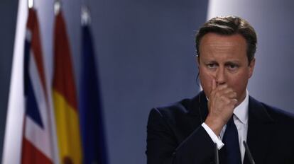 David Cameron, en la seva recent visita a Madrid.