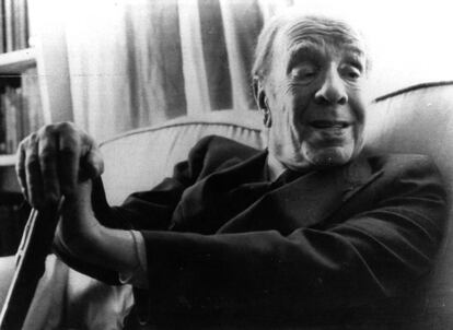 Jorge Luis Borges, en una imagen de agosto de 1983.