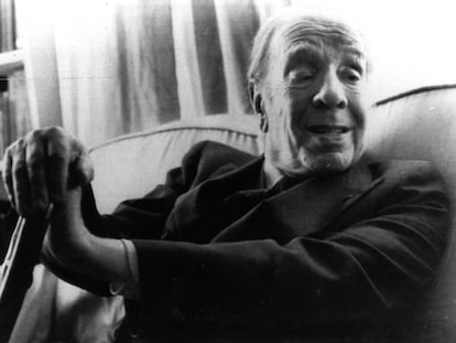 Jorge Luis Borges, en una imagen de agosto de 1983.
