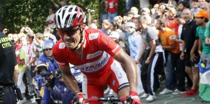 Purito, en la etapa 14 de la Vuelta a España 2012.