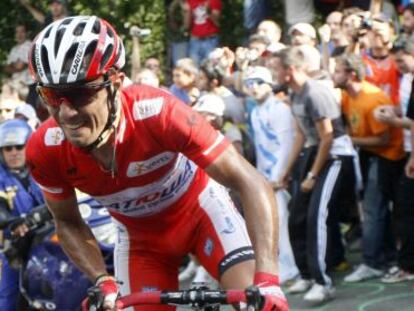 Purito, en la etapa 14 de la Vuelta a España 2012.