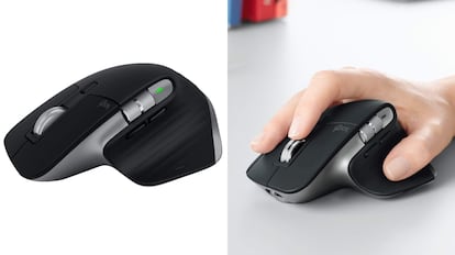 ratón ergonómico e inalámbrico Logitech para usuarios de ordenadores Mac.