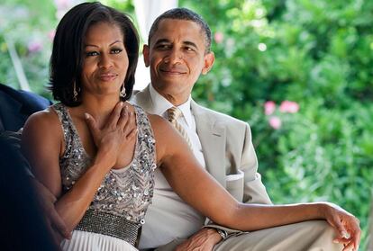 Michelle y Barack Obama.