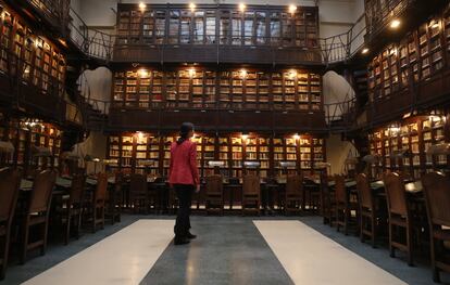 La biblioteca del Ateneo.