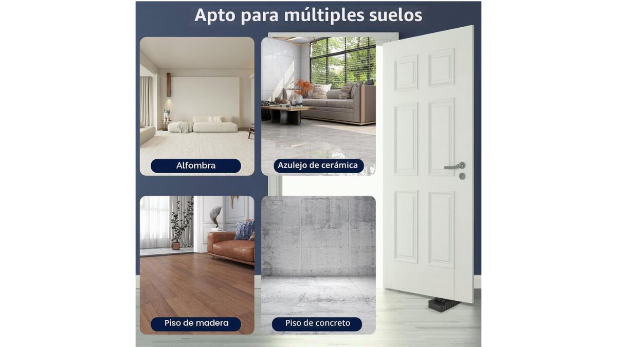 Estas piezas son aptas para diferentes superficies.