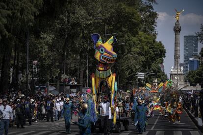 El recorrido, de 8,7 kilómetros, fue desde el Zócalo capitalino hasta Campo Marte.