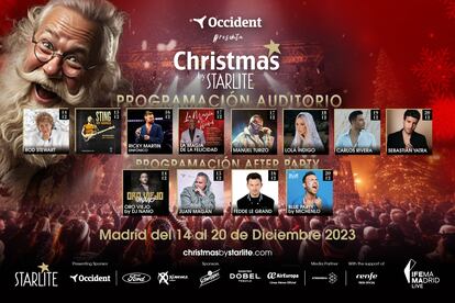 Cartel oficial del evento 'Christmas by STARLITE'