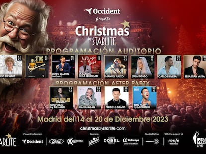 Cartel oficial del evento 'Christmas by STARLITE'