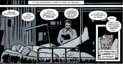 Viñetas de 'Ojo de Halcón', de Matt Fraction y David Aja, publicado por Panini, editora de Marvel en España.