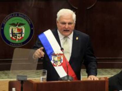 El presidente de Panamá, Ricardo Martinelli. EFE/Archivo