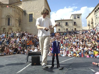 Una de las funciones de la última edición de Titirimundi, en Segovia. 