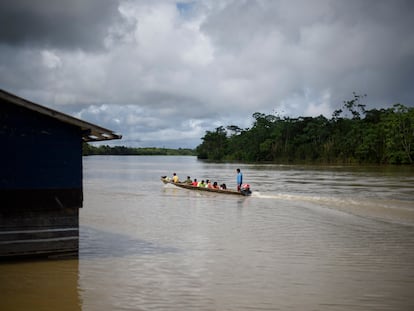 El río Atrato es uno de los ejes de la vida en Chocó.