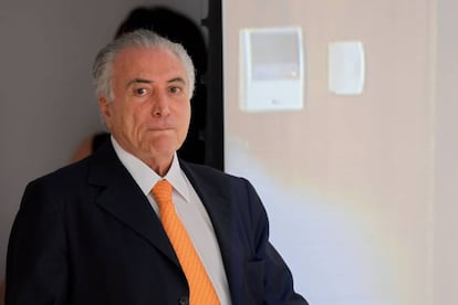 El presidente brasile&ntilde;o Michel Temer, este martes