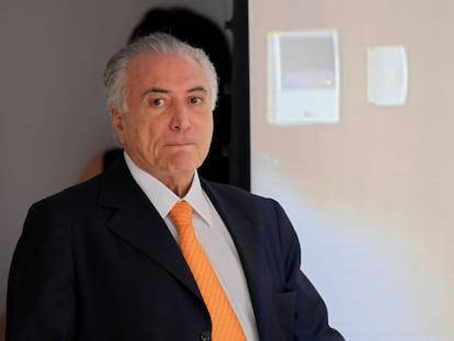 O presidente brasileiro Michel Temer na terça-feira