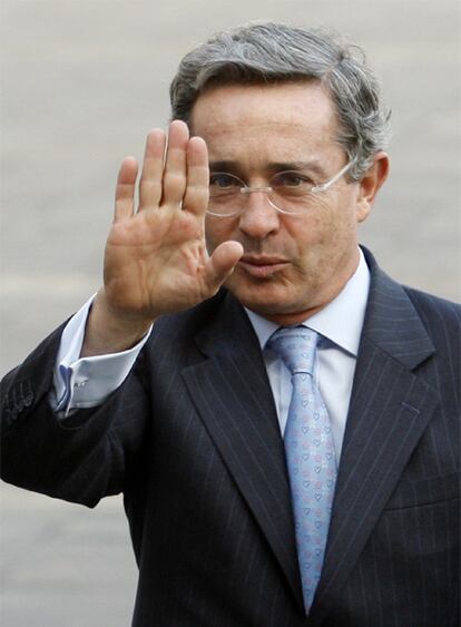 El presidente de Colombia, Álvaro Uribe.