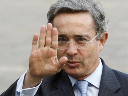 El presidente de Colombia, Álvaro Uribe.