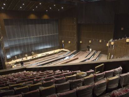 Interior de la sala principal del Auditorio Al-Ándalus.