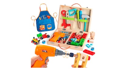 Presentes para idades de 4 a 6 anos em fundo branco.