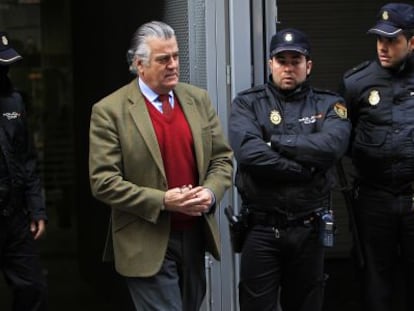 B&aacute;rcenas sale de la Audiencia Nacional el pasado 1 de mayo.