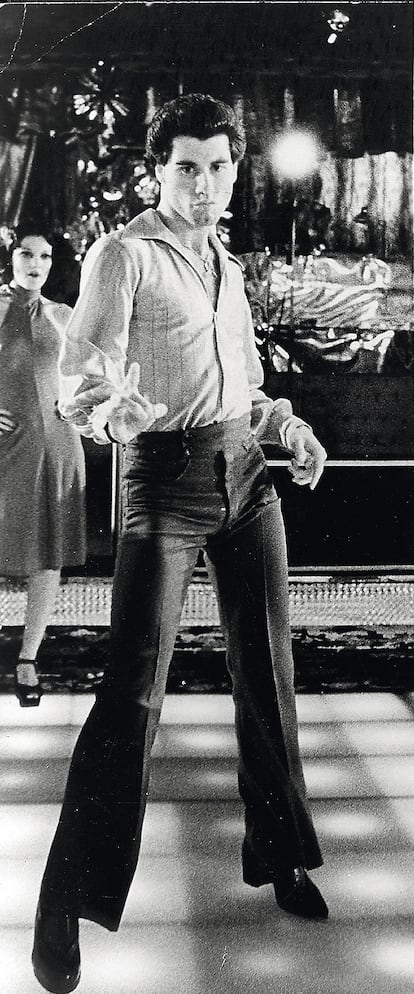 John Travolta en 'Fiebre del sábado noche' (1977).