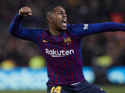 Malcom garante empate ao Barcelona contra o Real Madrid pela Copa do Rei