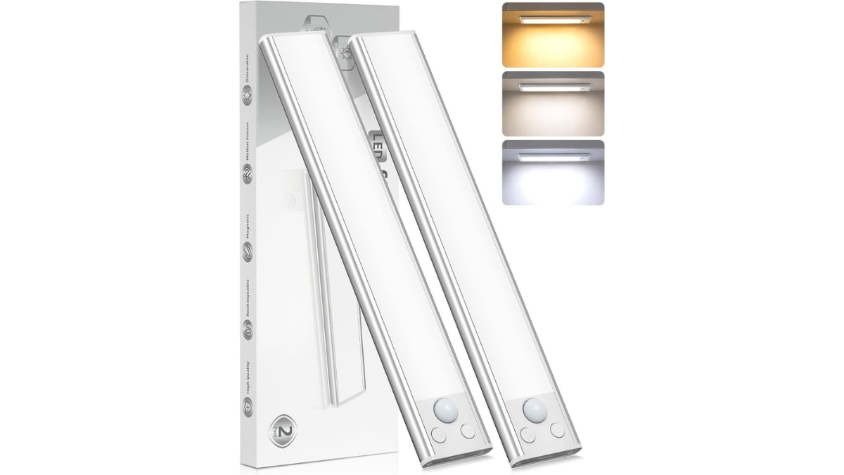 Luces LED con sensor de movimiento.