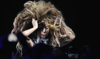 Lady Gaga durante su actuación en el iTunes Festival de Londres