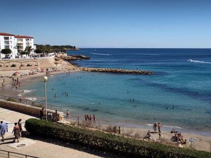 Zona de L&rsquo;Ametlla de Mar frente a la que el IREC prev&eacute; instalar el parque e&oacute;lico marino.