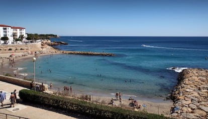 Zona de L&rsquo;Ametlla de Mar frente a la que el IREC prev&eacute; instalar el parque e&oacute;lico marino.