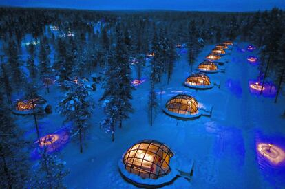 Iglúes de cristal en Kakslauttanen