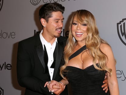 Mariah Carey y Bryan Tanaka en un evento celebrado en Los Ángeles, en 2018.