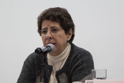 La entonces presidenta del INEE, Teresa Bracho, habló sobre la desaparición del órgano el 12 de diciembre de 2018.