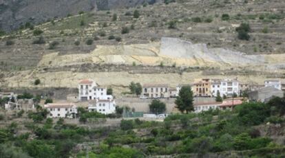 La urbanización de Les Saleres, en Sella.