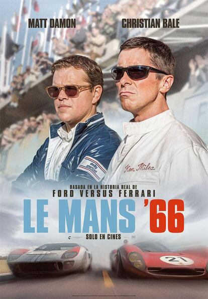 'Le Mans’ 66' opta a cuatro estatuillas, entre ellas la de mejor película. Dirigida por James Mangold y basada en la gesta de un piloto, Ken Miles, y de una marca, Ford, en la mítica carrera automovilística francesa de aquel año.