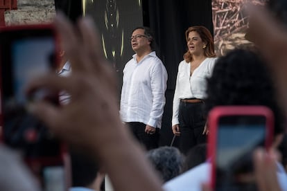 Gustavo Petro y Jhenifer Mojica