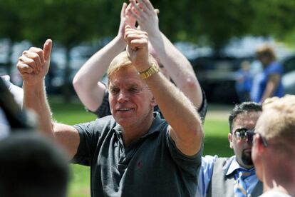 David Duke, no sábado, em Charlottesville