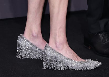 Detalle de los zapatos de Julia Roberts.