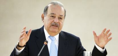 Carlos Slim, principal accionista del Real Oviedo. EFE