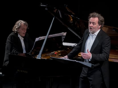 La simbiosis perfecta: el pianista Gerold Huber y el barítono Christian Gerhaher.