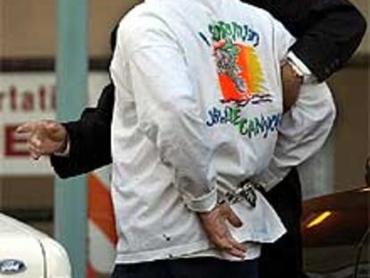 Robert Blake, tras su detención por la policía de Los Ángeles.