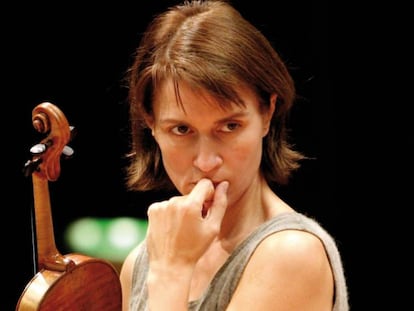 La violinista rusa Viktoria Mullova.