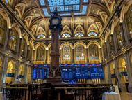 Vista de la Bolsa de Madrid.