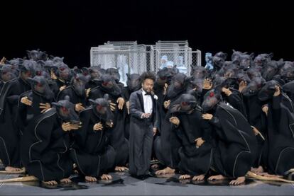 Representación de 'Lohengrin' en el Festival de Bayreuth.