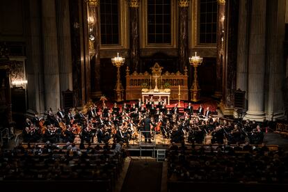 Berlin: The Vienna Philharmonic plays in Berlin Cathedral