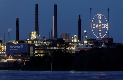 Imagen del llamado Chempark, donde se encuentra la principal planta y la sede de Bayer, en Leverkusen (Alemania).