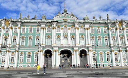 Exterior del Museo del Hermitage, en San Petersburgo (Rusia).