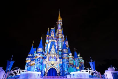 Cinderella Castle at the Magic Kingdom at Walt Disney World, in Lake Buena Vista, Fla., Sept. 30, 2021.
